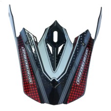 Progrip 3092 Replacement Motocross Helmet Peak Black/Red