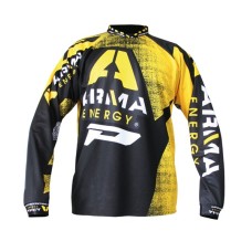 Progrip 7012 Adult Motocross Shirt – Arma Energy Black-Large