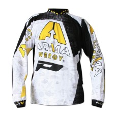 Progrip Adult Motocross-Off Road Shirt + Goggles – Arma Energy White