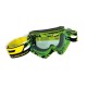 Progrip 3450 Motocross Goggles Light Sensitive Lens Green Frame