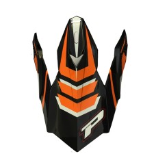 Progrip 3010 Replacement Motocross Helmet Peak Orange