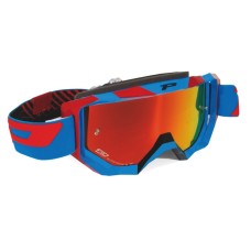 Progrip 3200/17/FL Venom Motocross Goggles Turquoise/Red Frame-Mirrored Lens