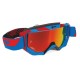 Progrip 3200/FL Venom Motocross Goggles Turquoise/Red Frame-Mirrored Lens