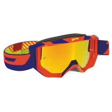 Progrip 3200/17/FL Venom Motocross Goggles Fluorescent Orange/Blue Frame-Mirrored Lens