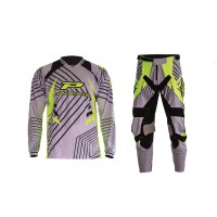 Progrip 6010-7010-17 Adult Motocross Pants + Shirt Grey