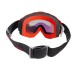 Progrip 3201/FL-107 Atzaki Motocross Goggles Red with Multilayered Lens