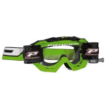 Progrip 3200/RO  Venom Motocross Goggles with  XL Roll Off Green