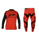 Progrip 6010/7010 Adult Motocross Pants + Shirt Red-Black 30"Waist