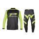 Progrip 6010/7010 Adult Motocross Pants + Shirt Black-Flo Yellow