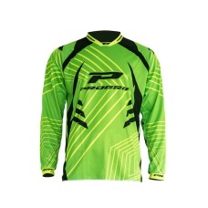 Progrip 7010-17 Adult Motocross Shirt Green-Black