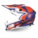Progrip 3009/19 Youth ABS Motocross Helmet Orange-Blue-Small