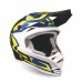 Progrip 3009/19 Youth ABS Motocross Helmet Fluorescent-Yellow-Dark Blue
