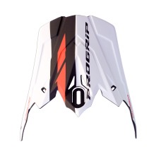 Progrip 3092 Replacement Motocross Helmet Peak Kombat White
