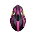 Progrip 3180-196 ABS Motocross Helmet Black-Pink-Flo Yellow-XL