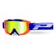 Progrip 3200/FL Venom Motocross Goggles Fluorescent Blue-Flo Orange Frame-Mirrored Lens