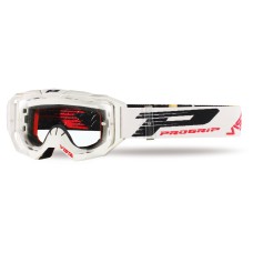 Progrip 3303-101 TR Vista Goggles with Clear Lens White Frame