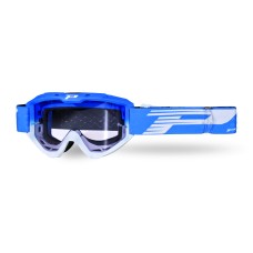 Progrip 3450 Riot Motocross Goggles with Light Sensitive Lens Blue-White