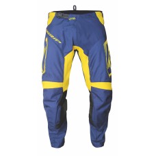 Progrip 6015 Adult Motocross Pants Navy Blue -Yellow -Eco