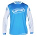 Progrip 6010-7010-19 Adult Motocross Pants+Shirt Light Blue-White