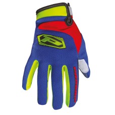 Progrip 4010-341 Motocross- Off Road Gloves Flo Yellow-Blue-Red