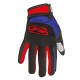 Progrip 4010-344 Motocross- Off Road Gloves Red-Black-Blue