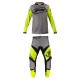 Progrip 6015/7010-343 Adult Motocross Pants+Shirt Flo Yell-Black-Grey