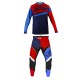 Progrip 6015/7010-20 Adult Motocross Pants+Shirt Blue-Red-339