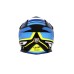 Progrip 3180-361 ABS Motocross Helmet Blue/Flo Yellow