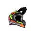 Progrip 3180-363 ABS Motocross Helmet Green/Pink