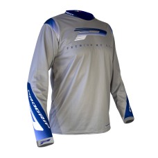 Progrip 7015  Adult Motocross Shirt Grey-Blue-White-369