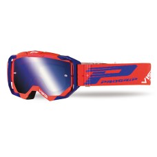 Progrip 3303 FL Vista Goggles with Mirrored Lens - Red/Blue Frame