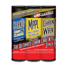 Maxima Chain Wax Ultimate Chain Care Combo Kit - 3 Pack Aerosol