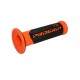 Progrip 732-296 Superbike Grips Fluorescent Orange-Black