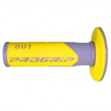 Progrip 801-289 MX Dual Density Grips Grey-Yellow